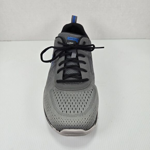 Skechers Lite-Weight Athletic Mesh Sneakers Running Training Gray Blue US 11 - Picture 5 of 15